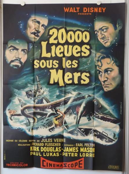 20000 Leagues under the Sea original release german movie poster